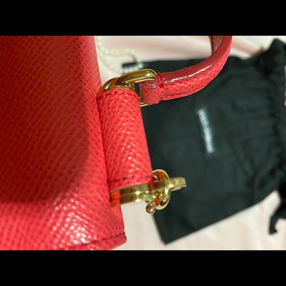 Dolce&Gabbana Mini Von Chain wallet -red - Picture 4 of 6